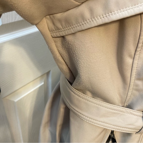Sebby Collection Light Tan Trench Coat Women XL - Picture 8 of 15